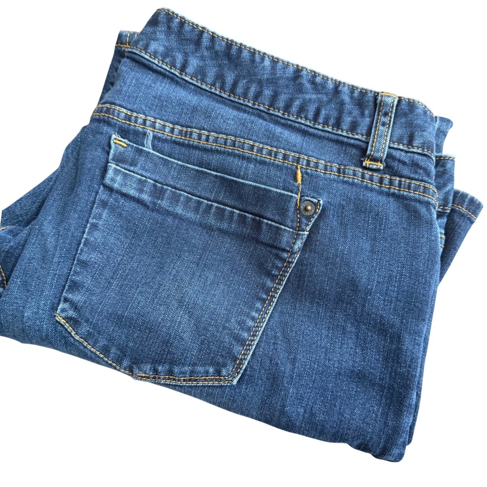 Mossimo Womens Curvy Bootcut‎ Jeans Medium Wash Size 18S